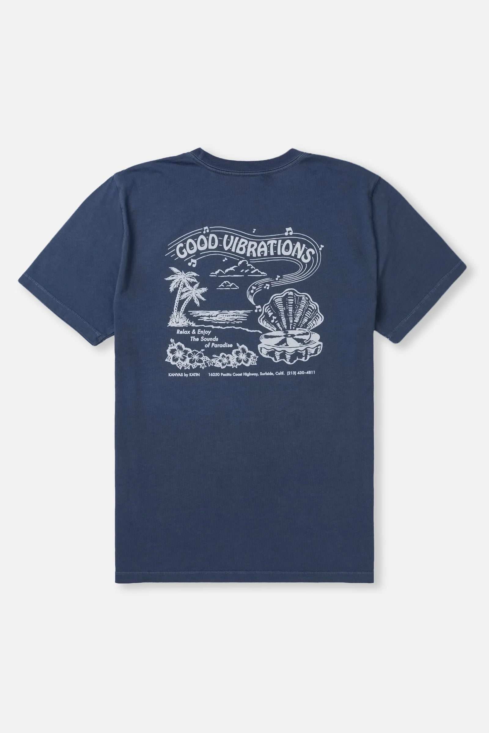 Katin M SS Vibrations Tee MIDNIGHT TIDE