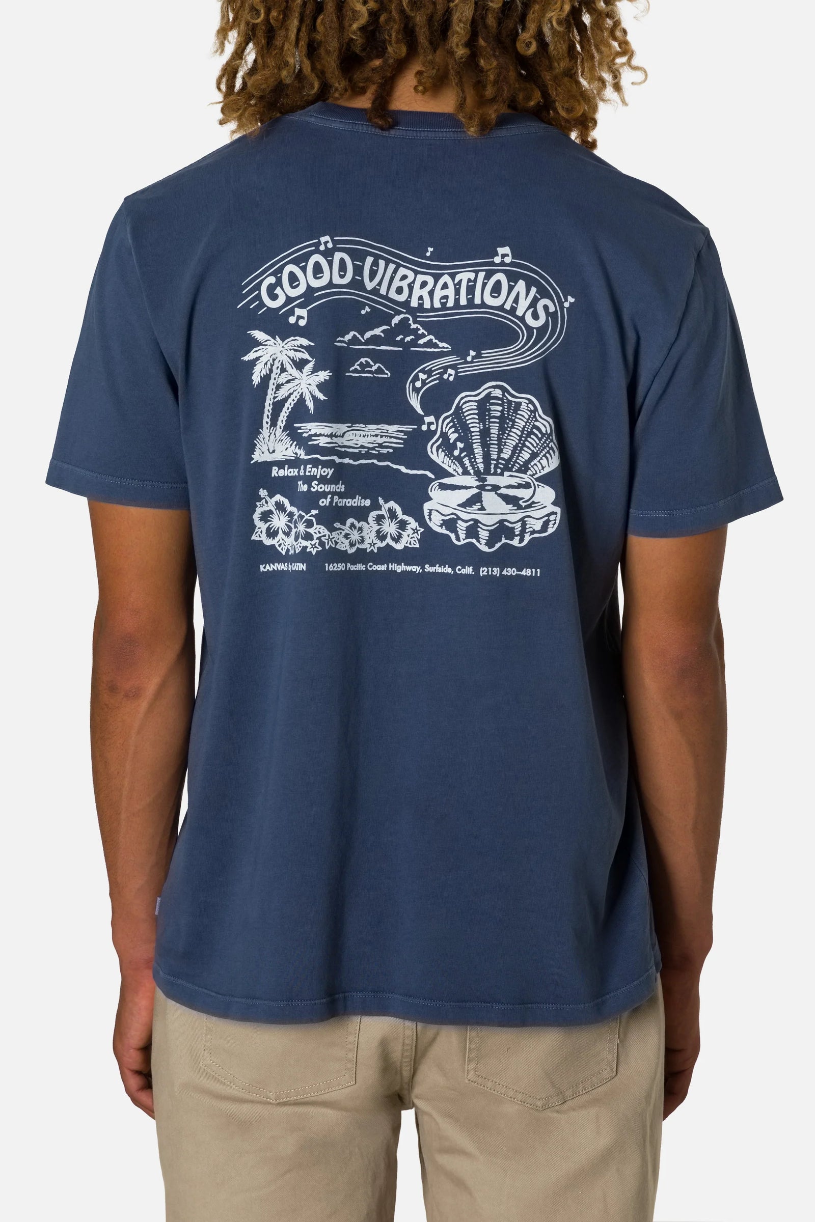 Katin M SS Vibrations Tee MIDNIGHT TIDE