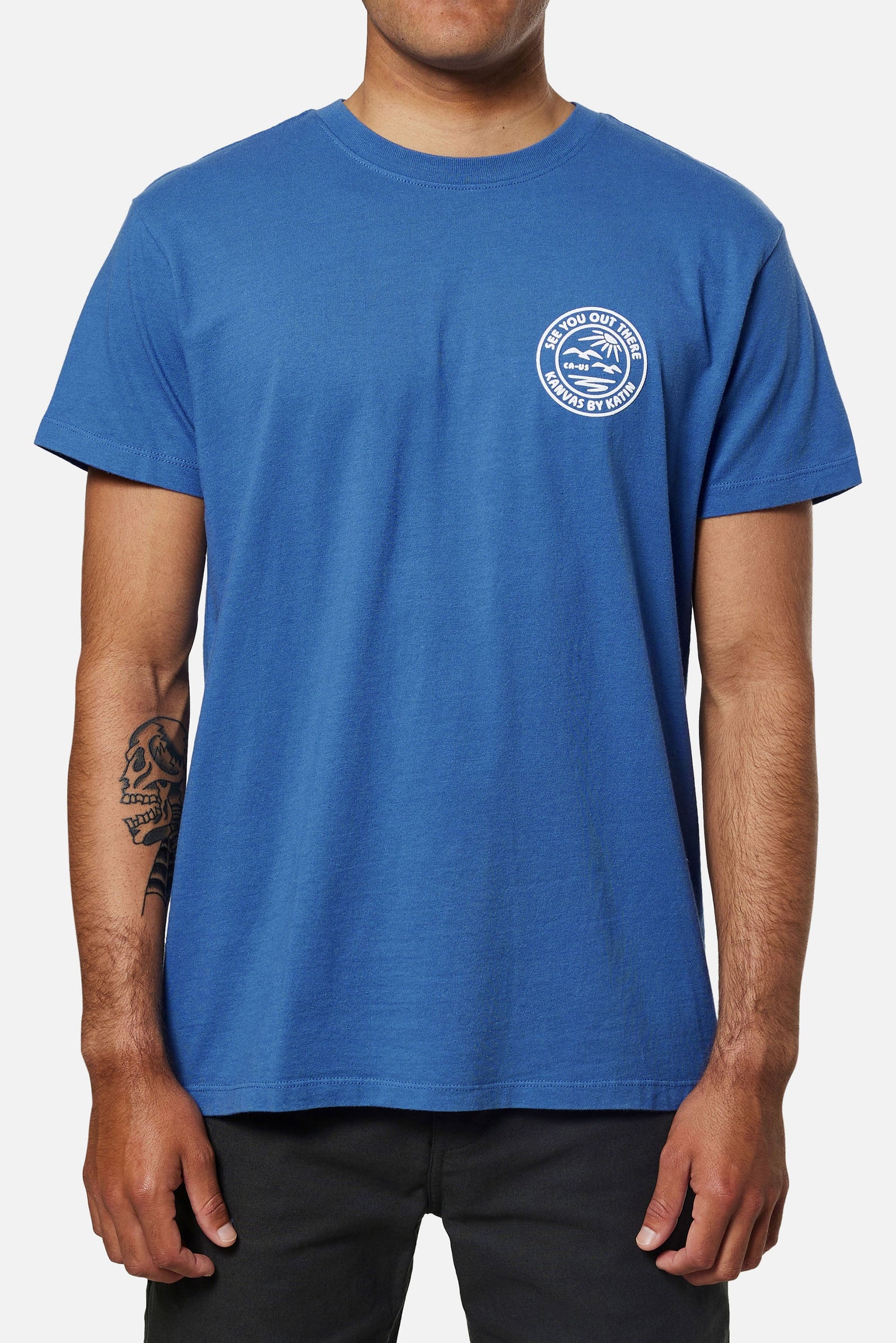 Katin M SS Wetlands Tee BAY BLUE