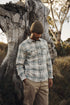Katin M LS Sierra Flannel ATLANTIC GREEN