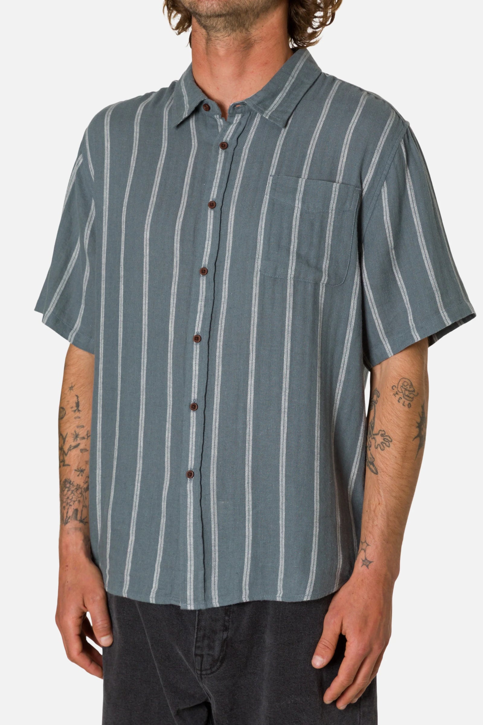 Katin M SS Alan Shirt TEMPEST BLUE