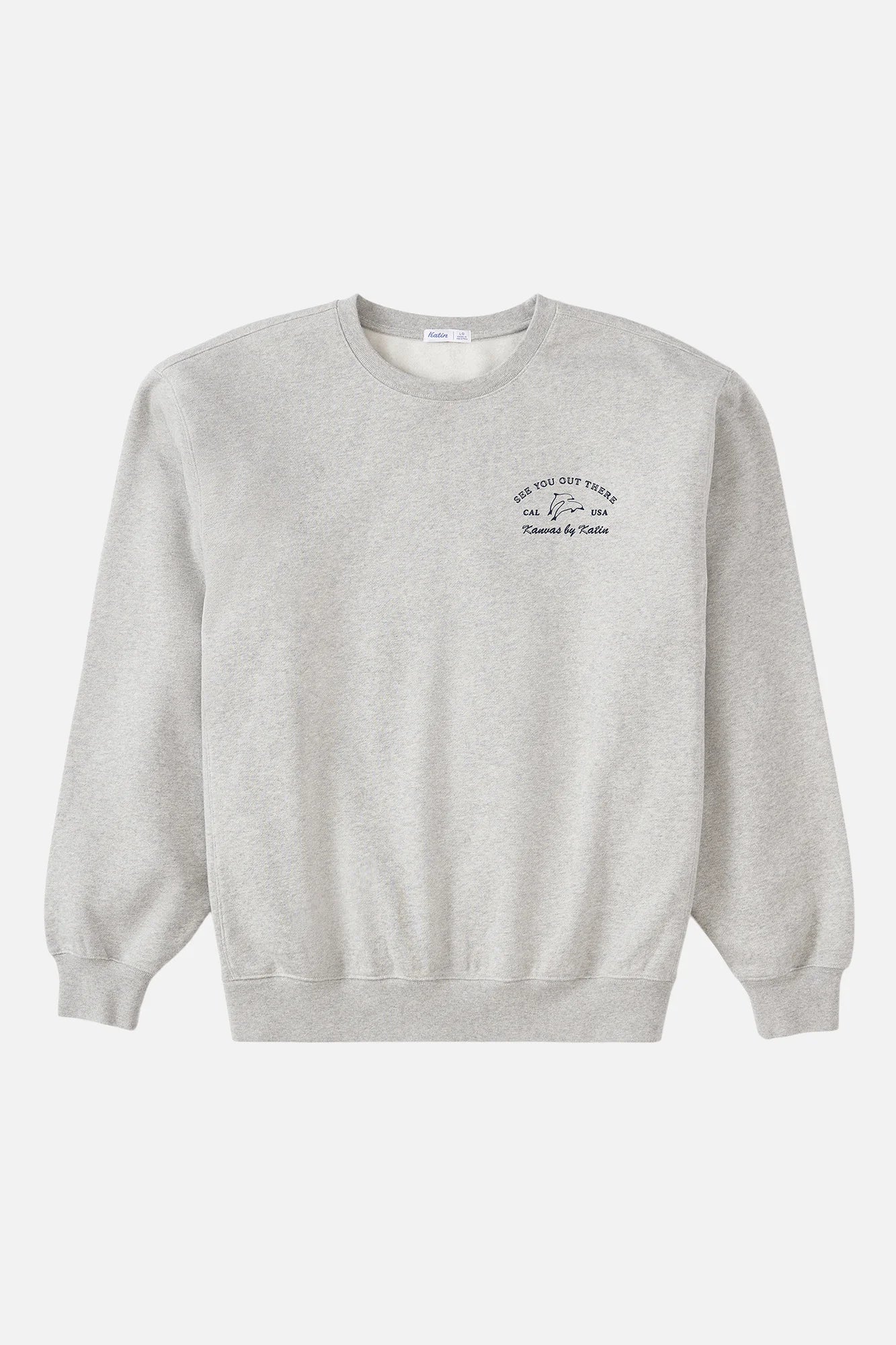 Katin M Breach Crew HEATHERED GRAY