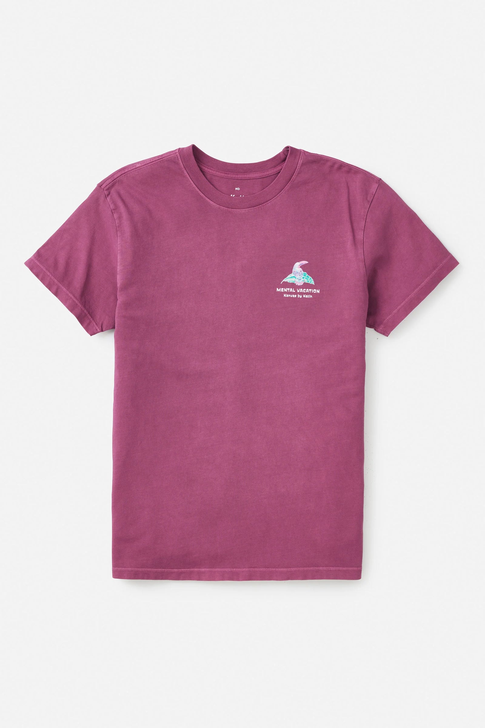 Katin M SS Paradise Birds Tee KELP RED SAND WASH