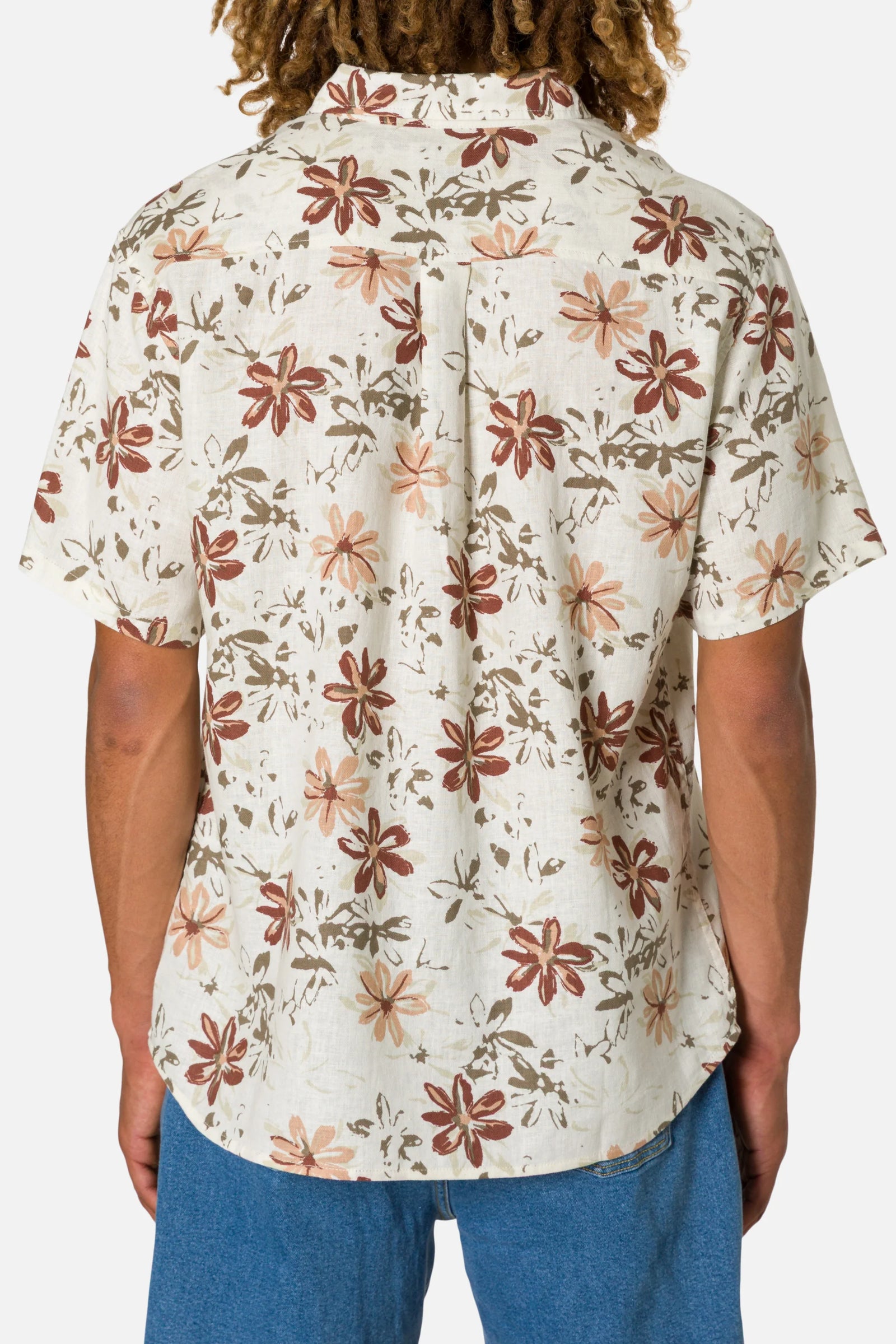 Katin M SS Petals Shirt BRUSH