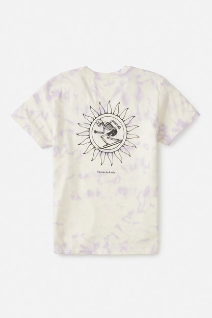 Katin Boys SS Scortch Tee PURPLE HAZE TIE DYE