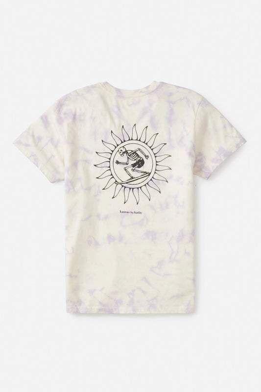 Katin Boys SS Scortch Tee PURPLE HAZE TIE DYE