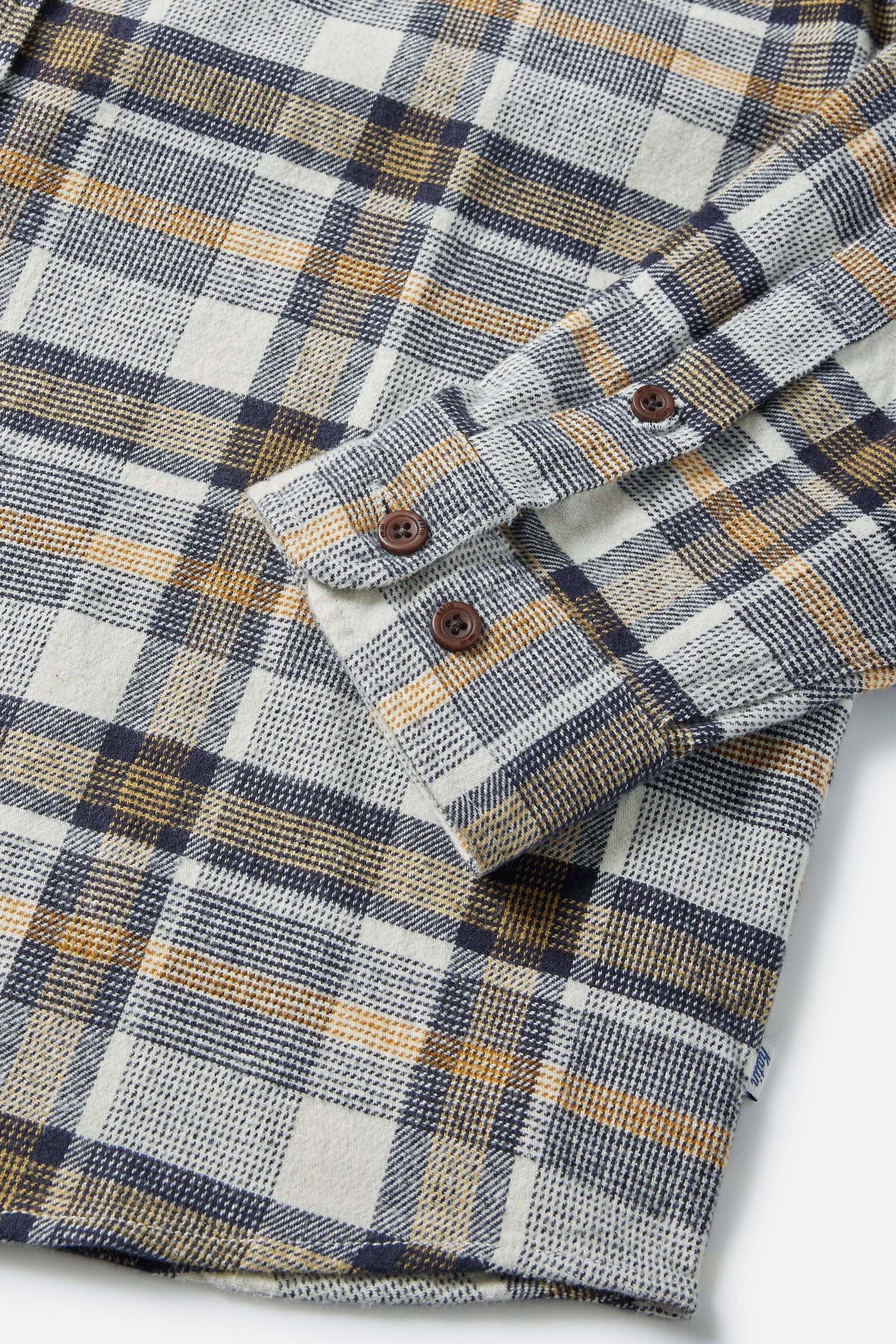 Katin M LS Vincent Flannel VINTAGE WHITE