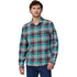 Patagonia M LW Fjord Flannel LAVAS: BELAY BLUE