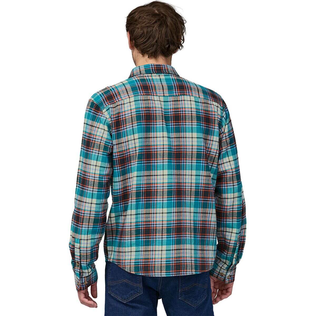 Patagonia M LW Fjord Flannel LAVAS: BELAY BLUE