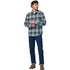 Patagonia M LW Fjord Flannel LAVAS: BELAY BLUE