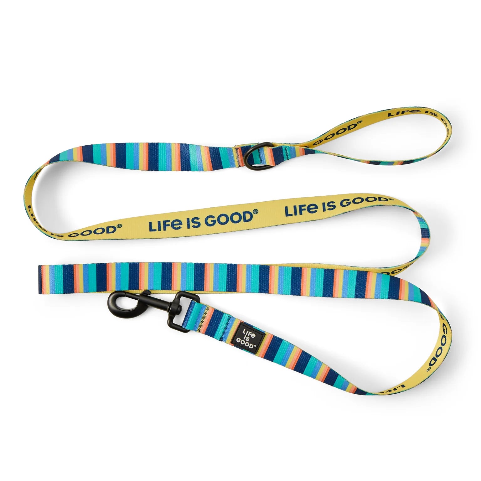 Life Is Good 6' Printed Pet Leash Stripe MULTI
