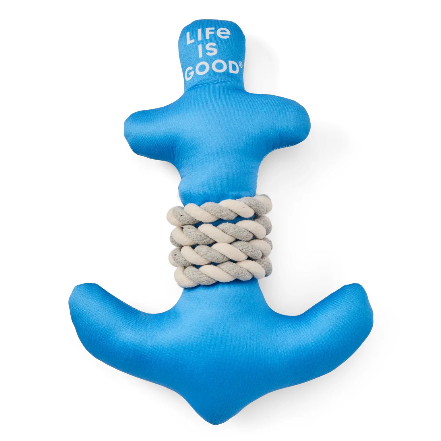 Life is Good Anchor Water Dog Toy ATHLETIC BLUE