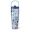 Life is Good 30oz Stainless Corkcicle Go Cup XL FLORAL STICKER COLLAGE