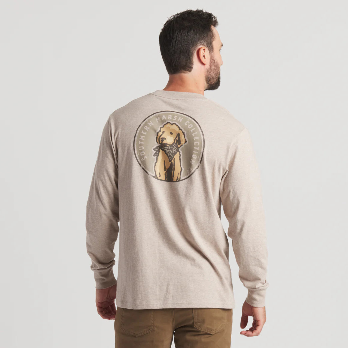 Southern Marsh M LS Life's Golden Tee WASHED BURNT TAUPE
