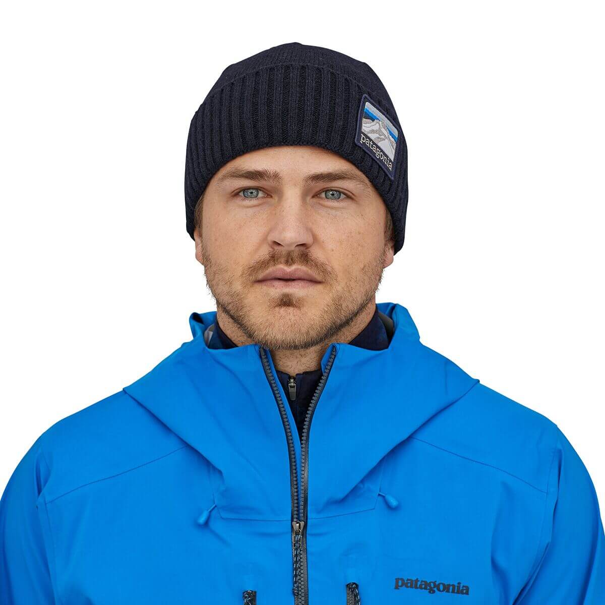 Patagonia M Brodeo Beanie LINE RIDGE LOGO