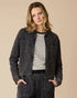 Flag & Anthem W Charlotte Zip Front WASHED BLACK