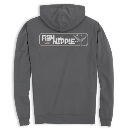 Fish Hippie M Drifter Hoodie WASHED BLACK