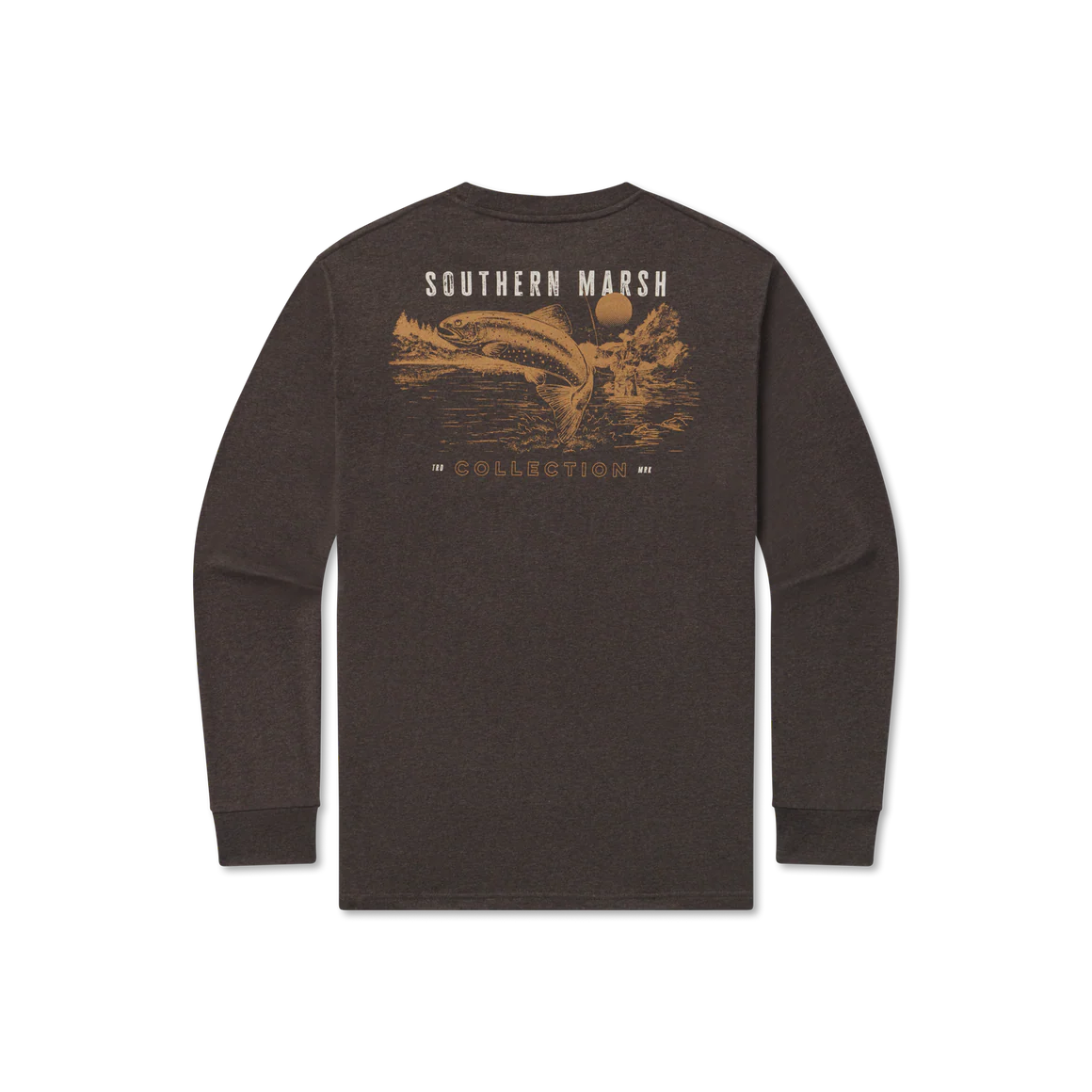 Southern Marsh M LS Trout of Water WASHED STONE BROWN