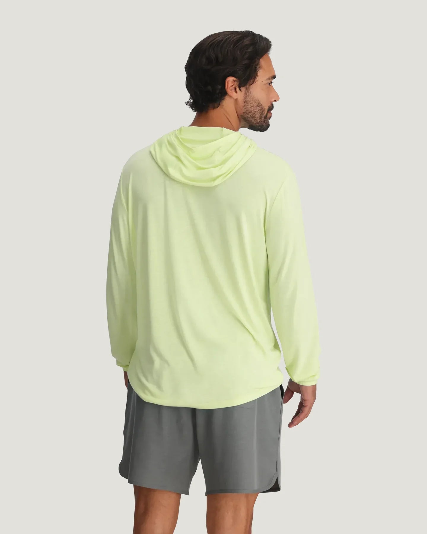 Free Fly M Bamboo Lightweight Hoodie LIME