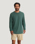 Free Fly M Bamboo Shade Long Sleeve SEA PINE