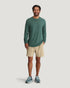Free Fly M Bamboo Shade Long Sleeve SEA PINE