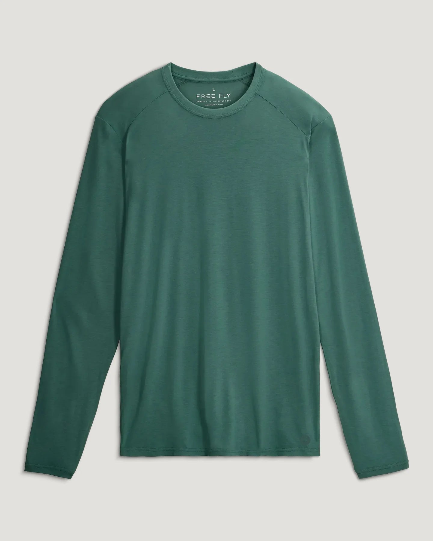 Free Fly M Bamboo Shade Long Sleeve SEA PINE