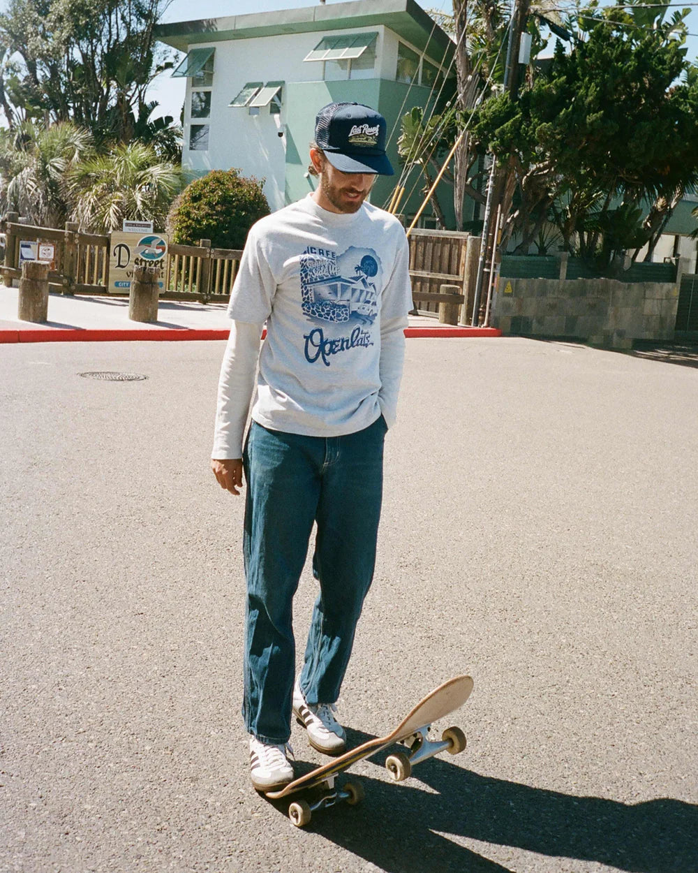 Hemlock Hat Co Last Resort Foam Trucker NAVY