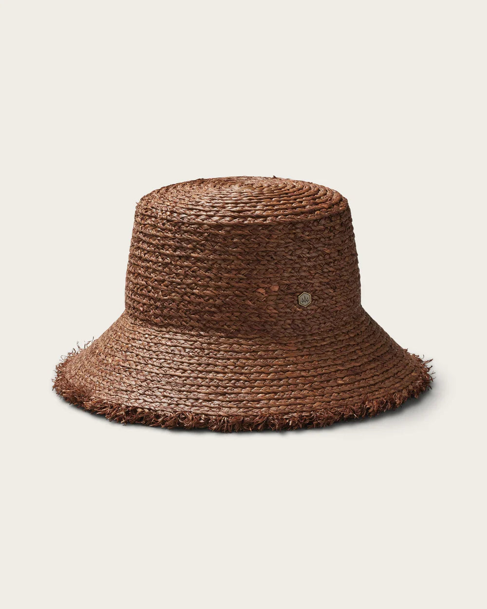 Hemlock Hat Co Lenny Straw Bucket HAT MOCHA