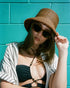 Hemlock Hat Co Lenny Straw Bucket HAT MOCHA