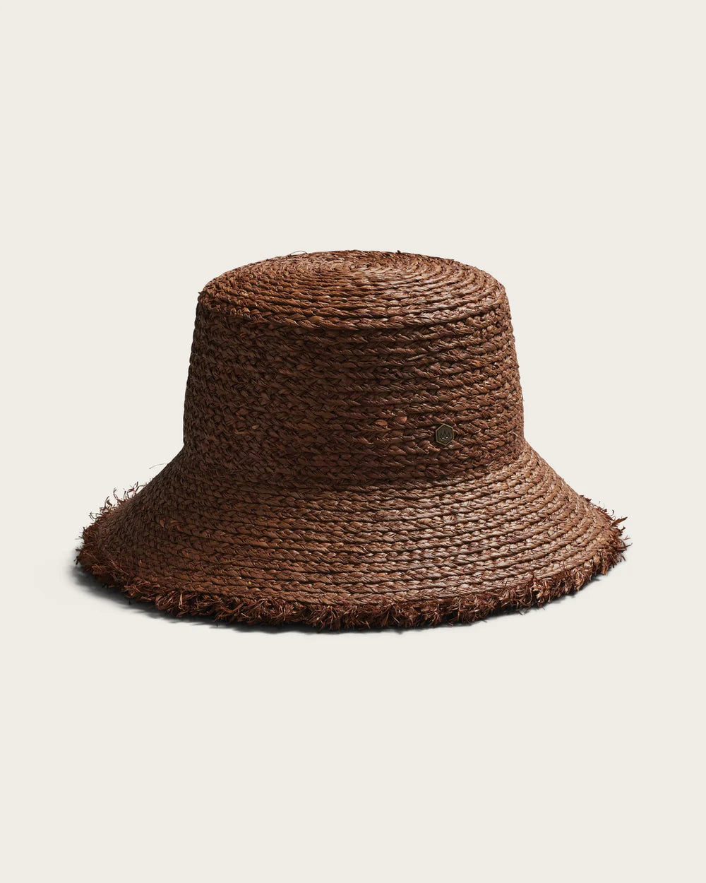 Hemlock Hat Co Lenny Straw Bucket HAT MOCHA