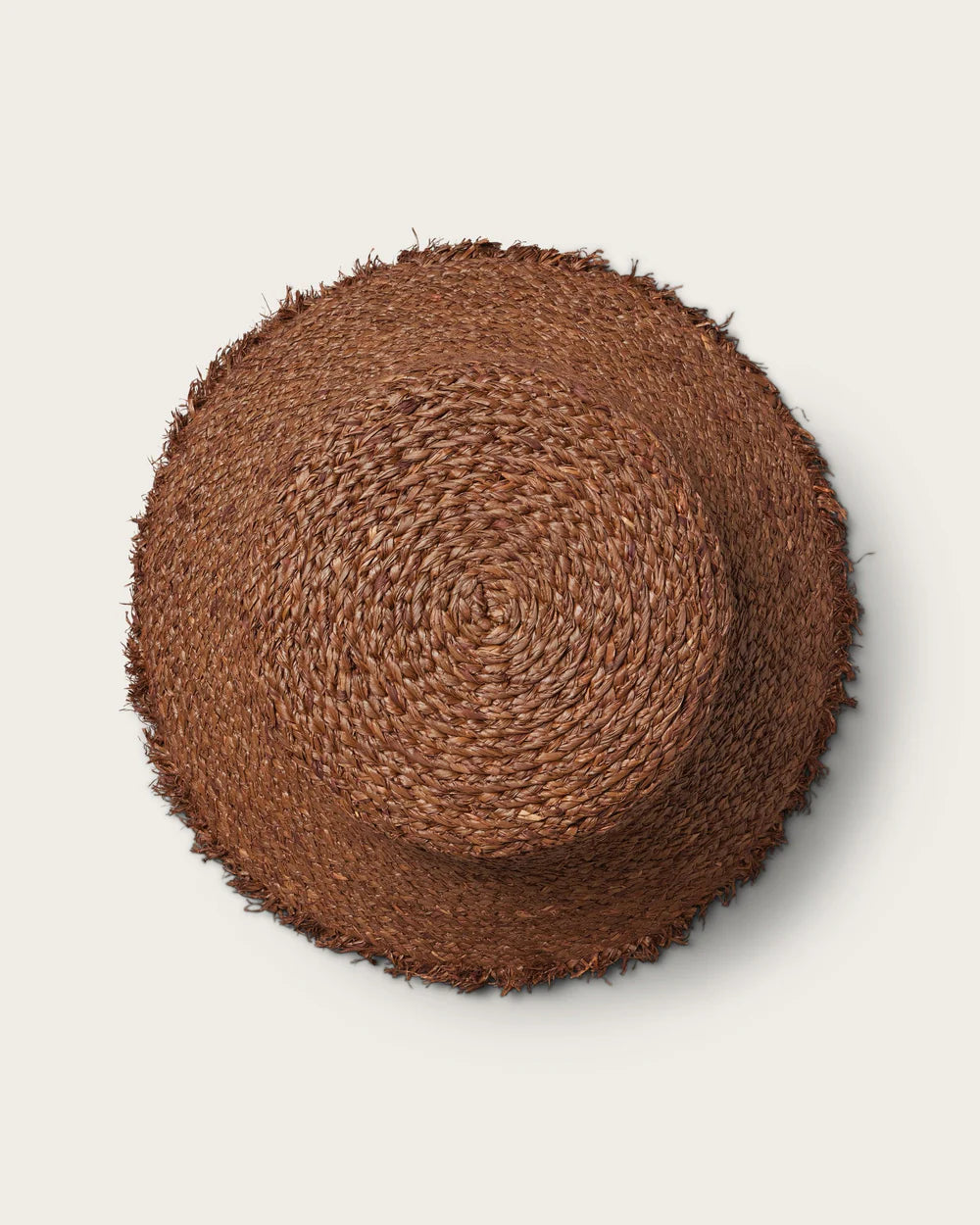 Hemlock Hat Co Lenny Straw Bucket HAT MOCHA