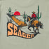 Seager M SS Long Ride Tee DESERT GREEN