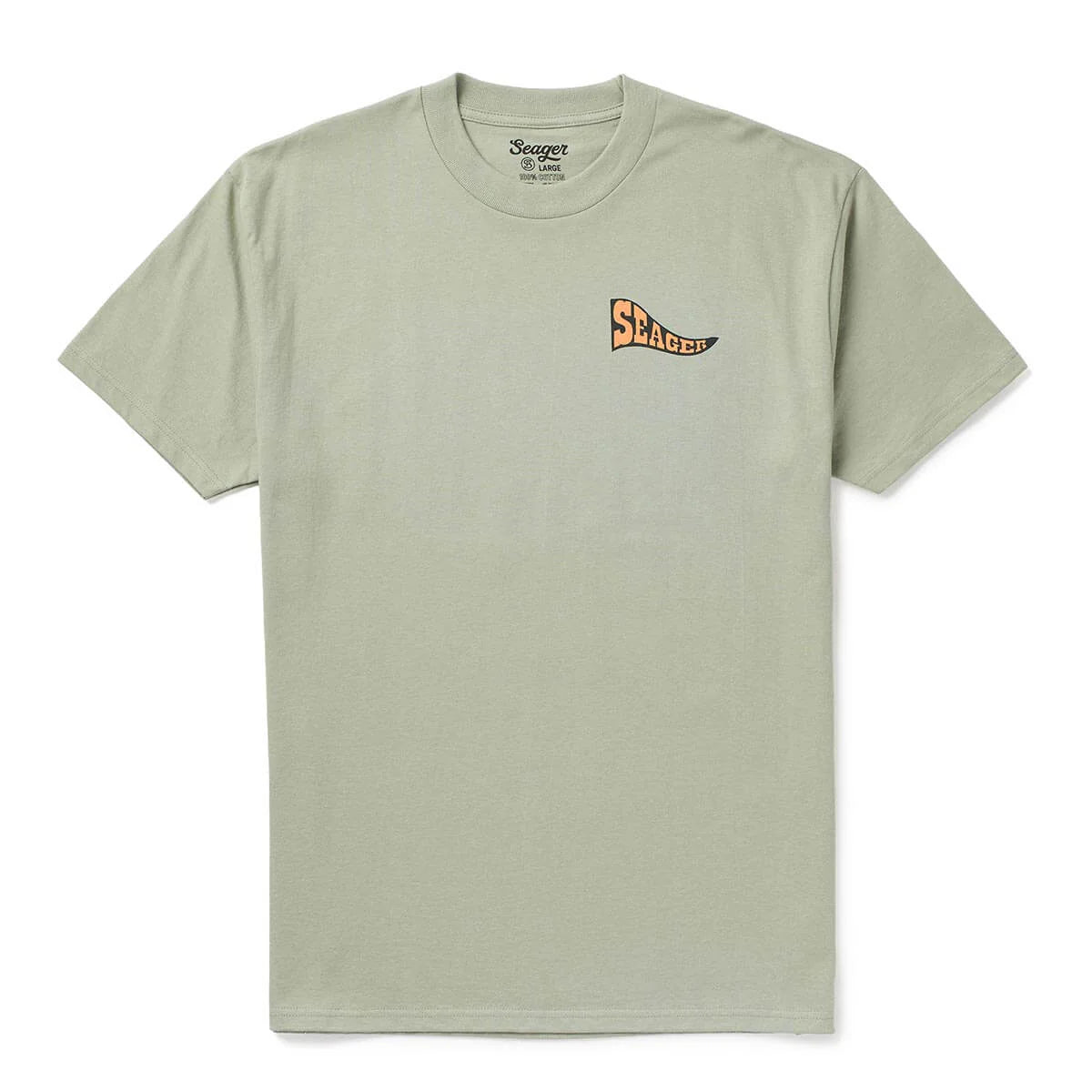 Seager M SS Long Ride Tee DESERT GREEN