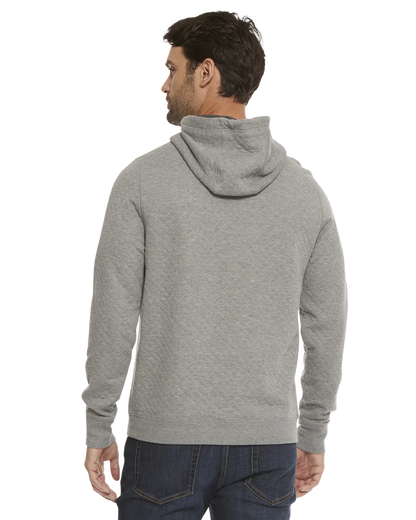 Flag & Anthem M Bradner Quilted Hoodie GREY HEATHER