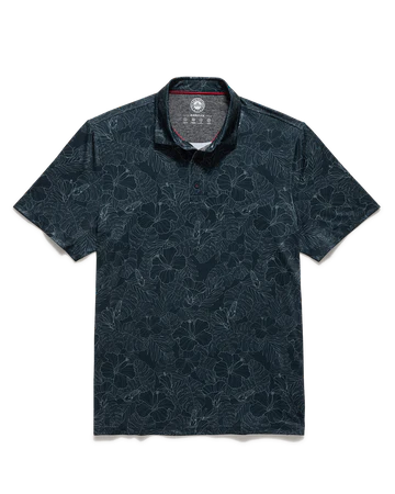 Flag & Anthem M SS Manteca All Over Polo BLACK COMBO