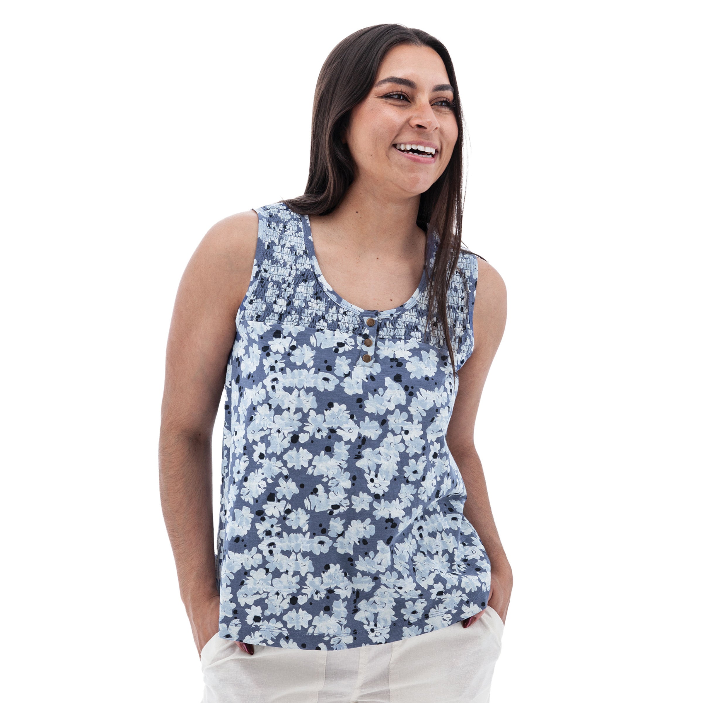 Aventura W Essex Tank Top BLUE FOG