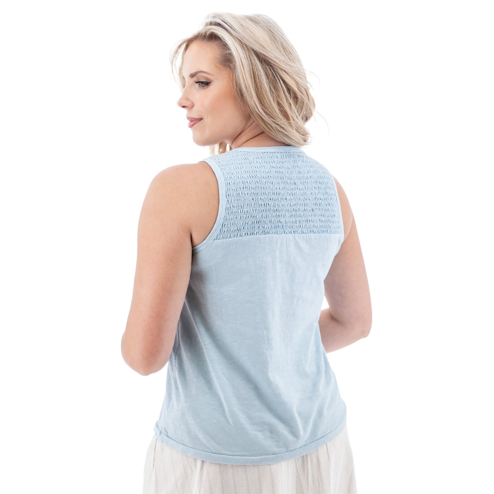 Aventura W Essex Tank Top CASHMERE BLUE