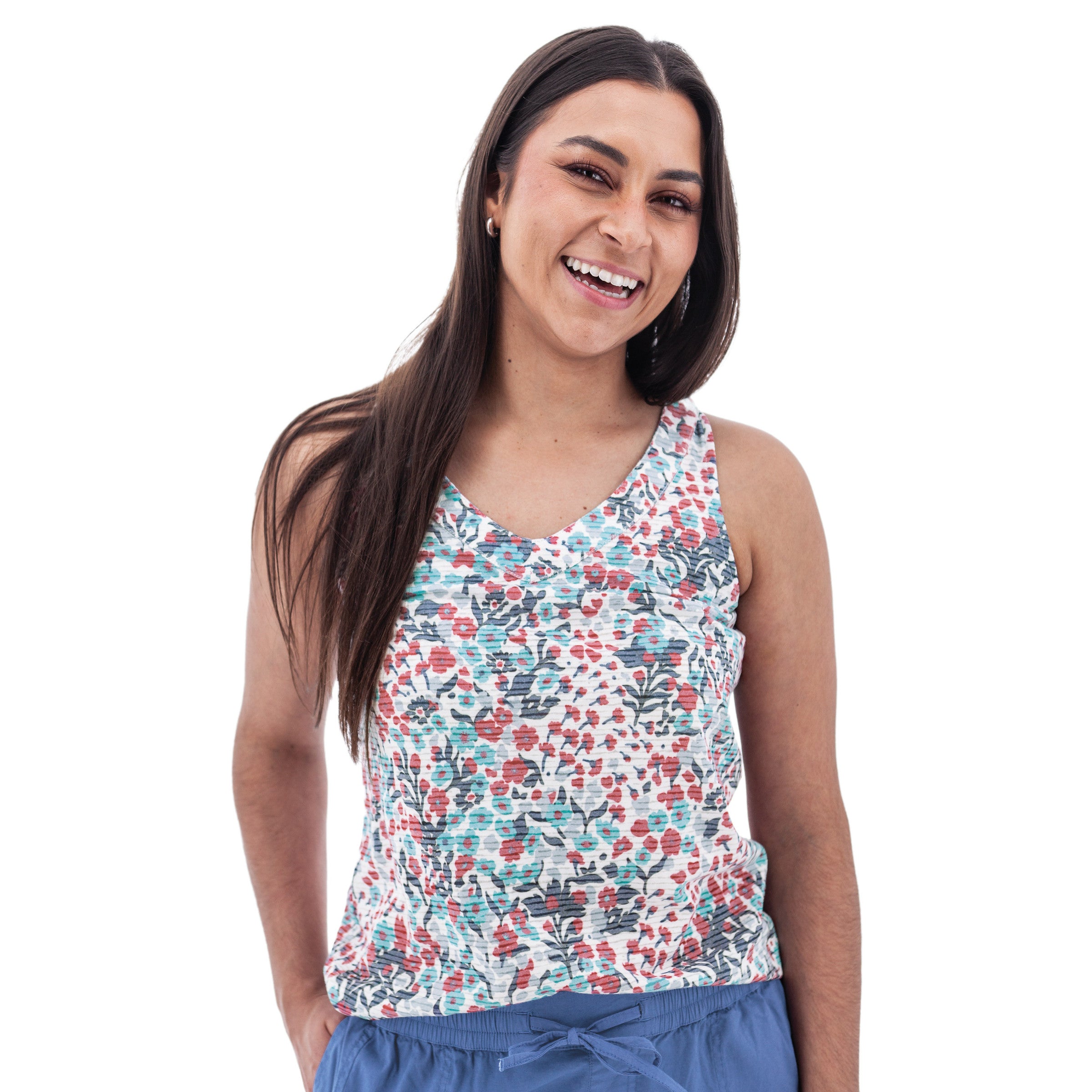Aventura W Charlie Tank Top HIBISCUS