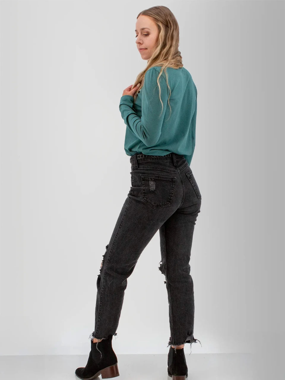 Old Ranch W Mariela Turtleneck SEA PINE