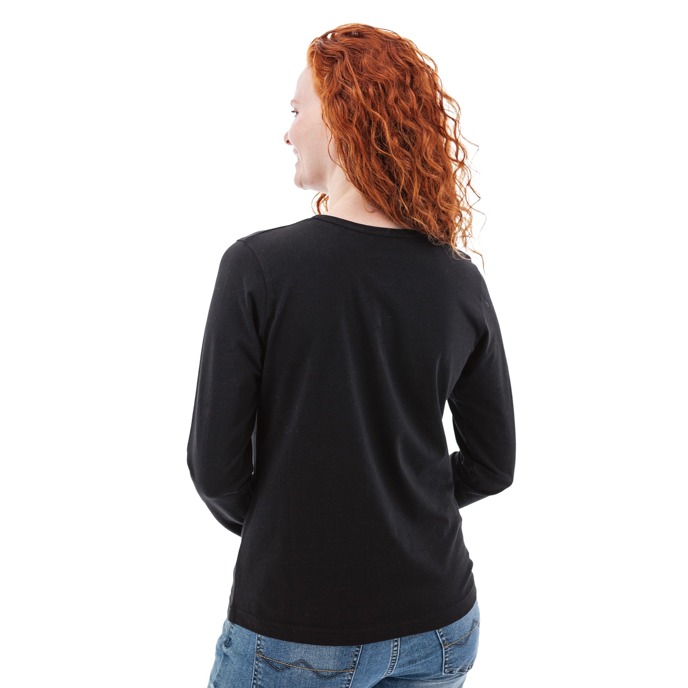 Old Ranch W LS Tatum Top BLACK