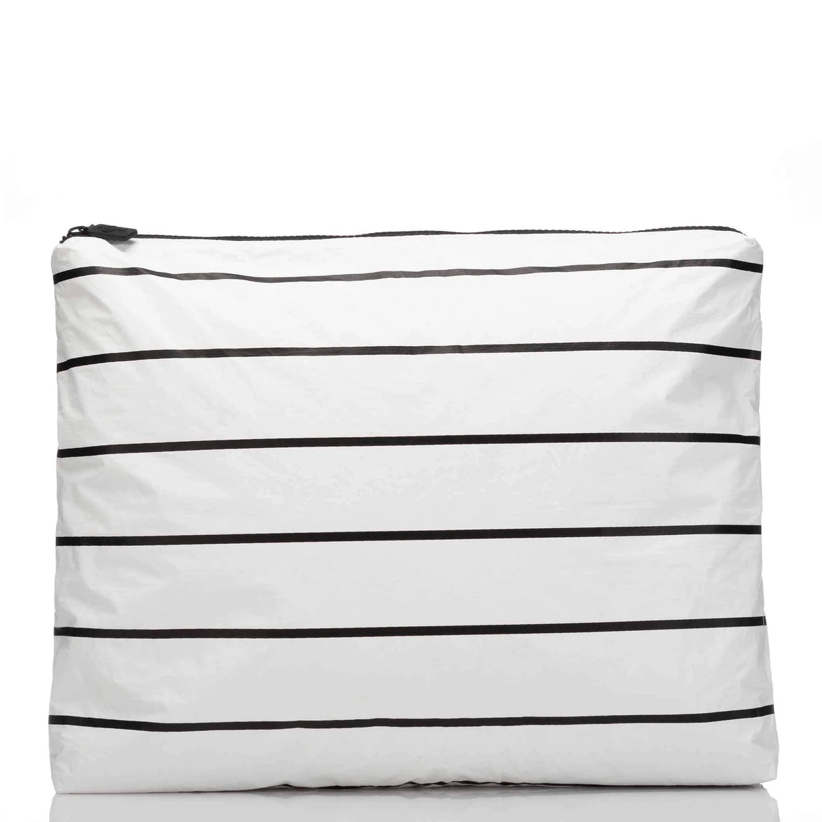 ALOHA Collection Pinstripe MAX Pouch BLACK on WHITE
