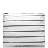 ALOHA Collection Pinstripe MAX Pouch BLACK on WHITE
