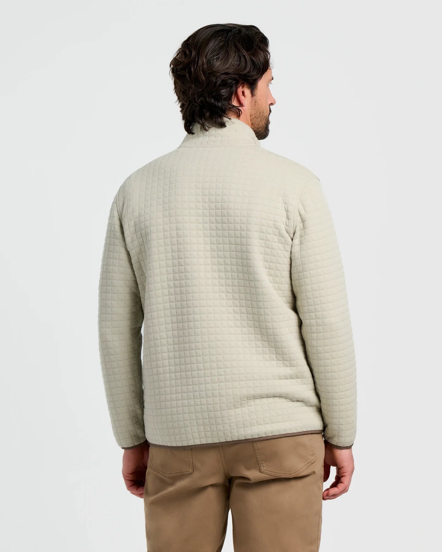 Free Fly M Downvalley 1/4 Zip HEATHER SANDSTONE