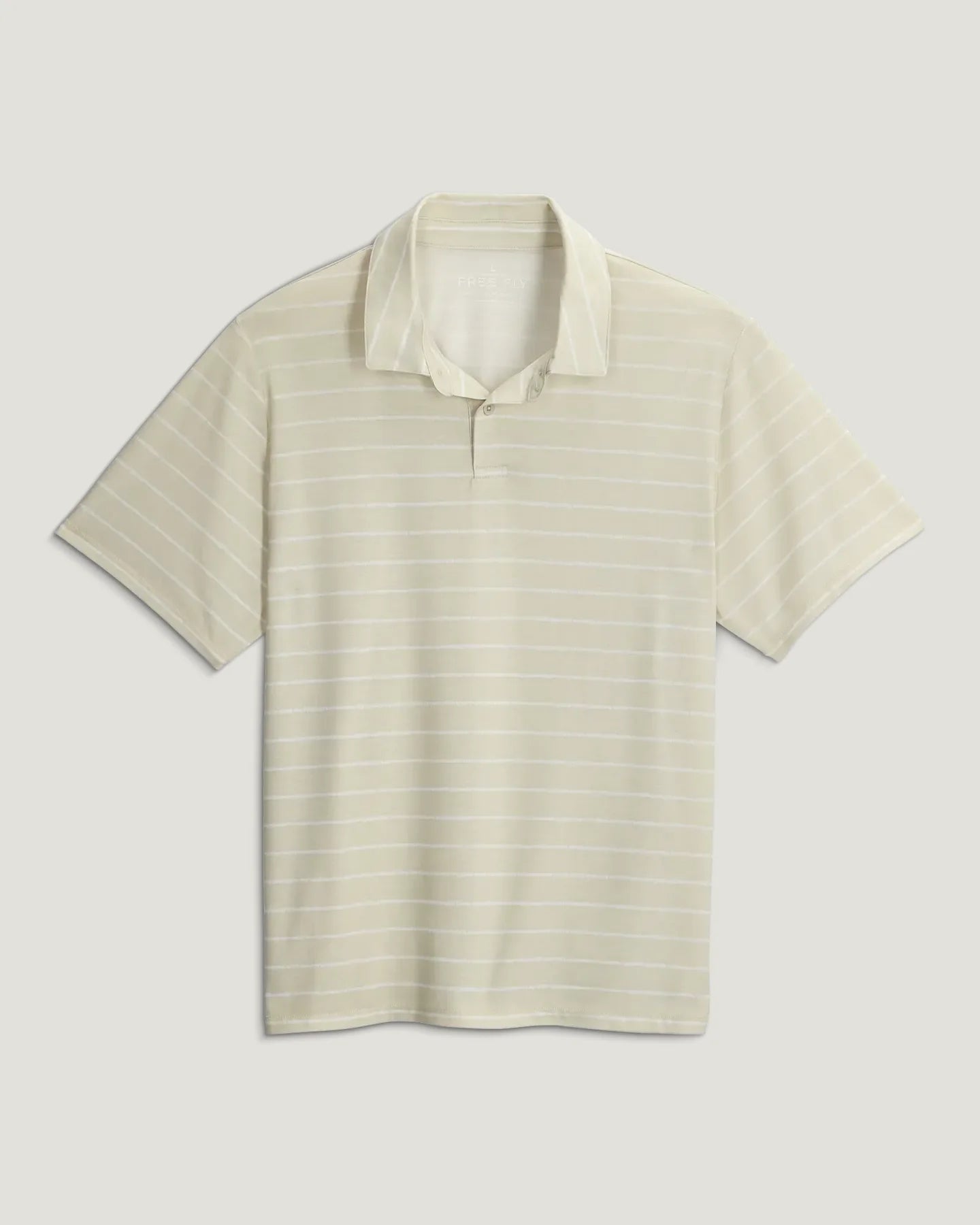 Free Fly M Elevate Polo DASH STRIPE BIRCH