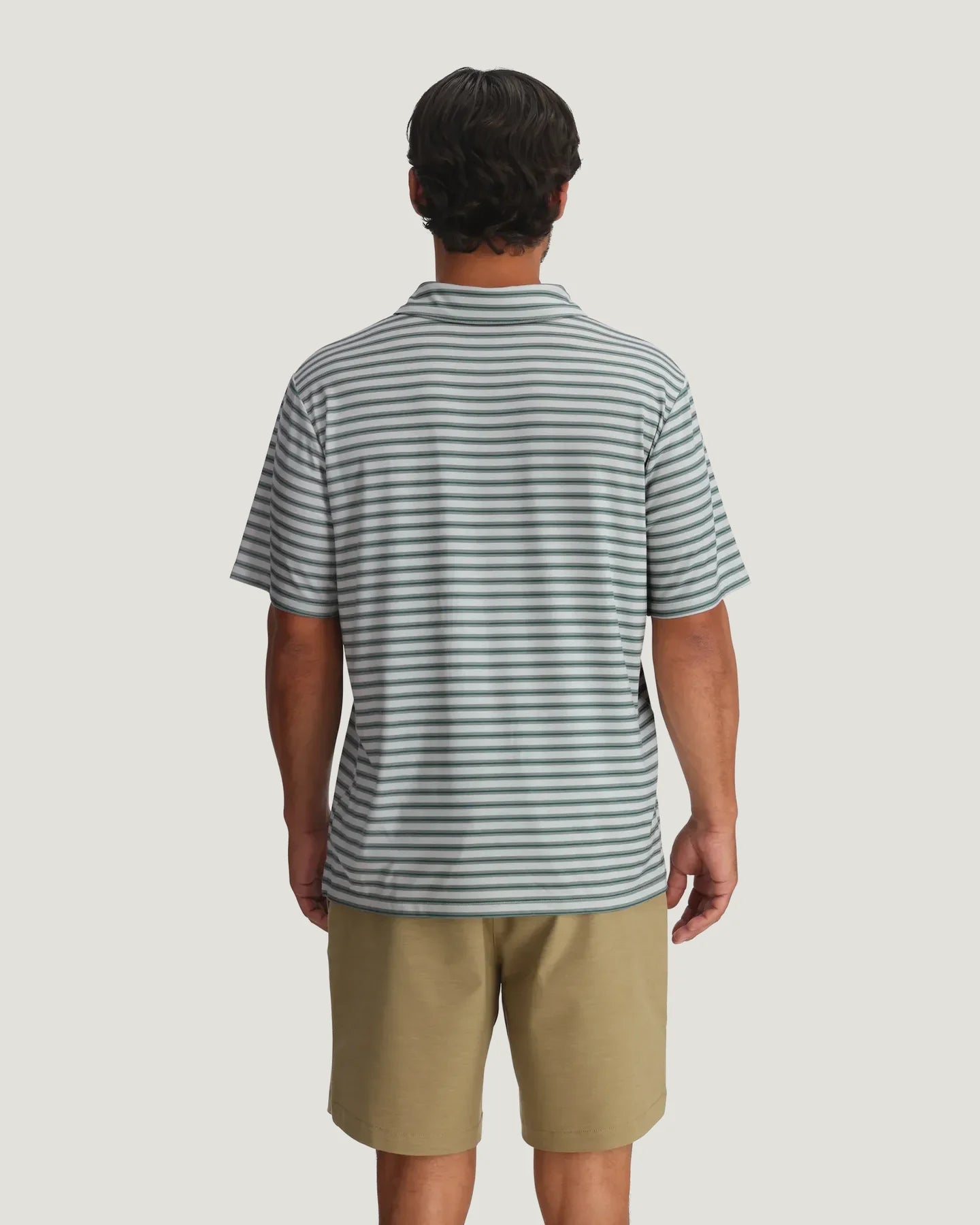 Free Fly M Elevate Polo HEATHER ASPEN GRAY