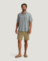Free Fly M Elevate Polo HEATHER ASPEN GRAY