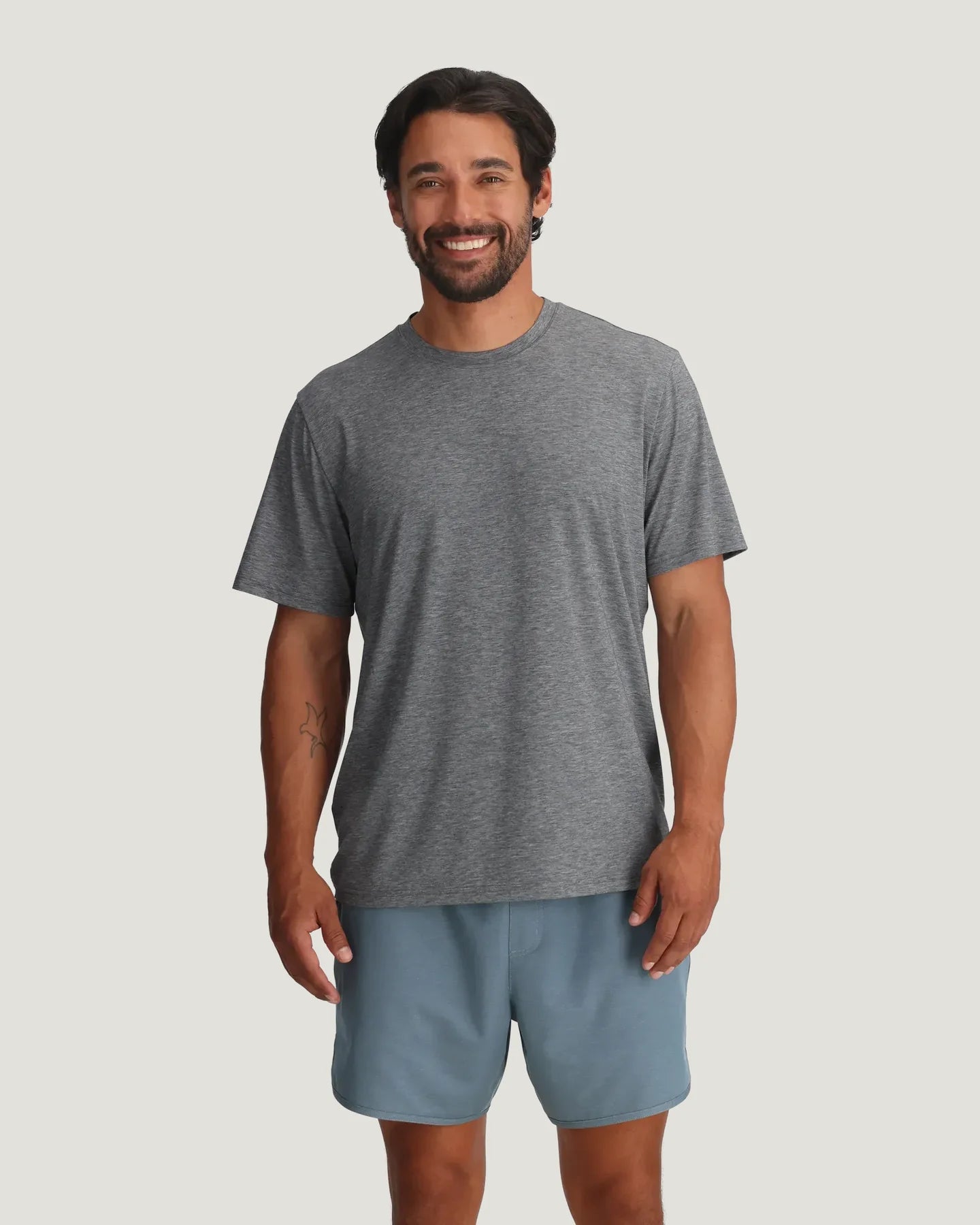Free Fly M SS Elevate Lightweight Tee HEATHER GREY