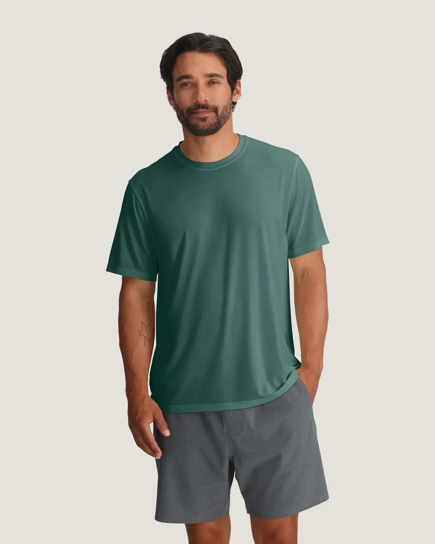 Free Fly M SS Elevate Lightweight Tee SEA PINE