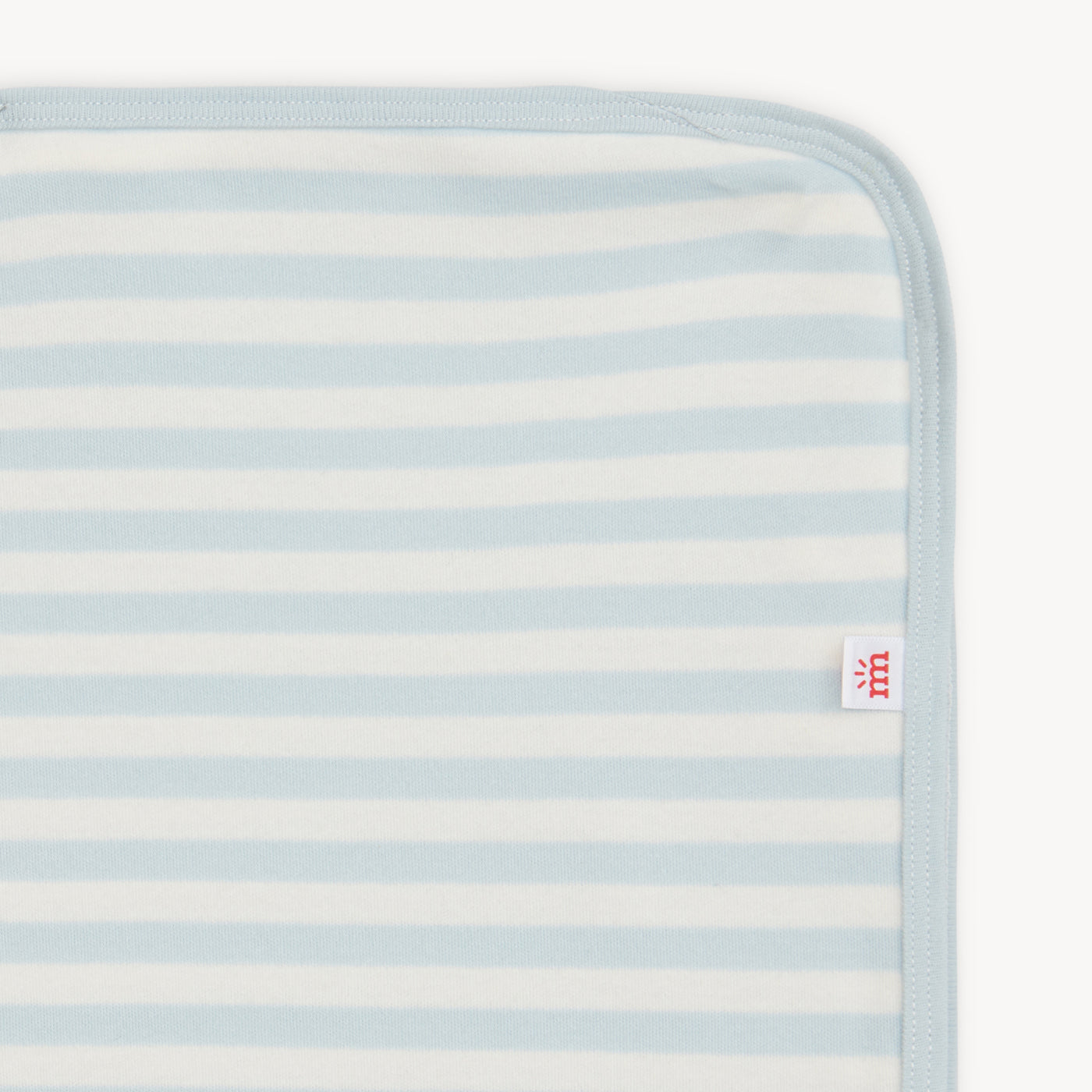 Magnetic Me Organic Cotton Baby Blanket BLUE STRIPE