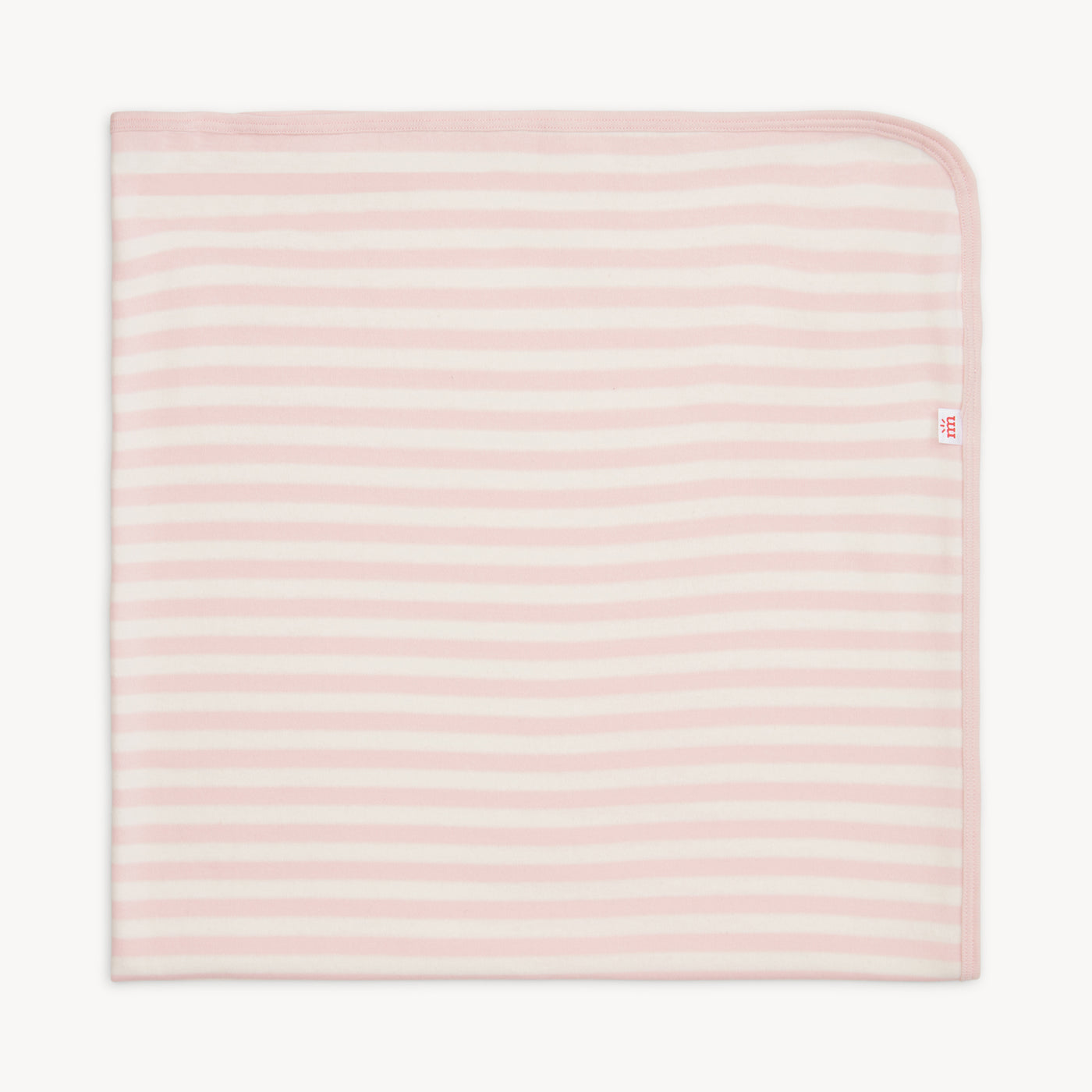 Magnetic Me Organic Cotton Baby Blanket PINK STRIPE